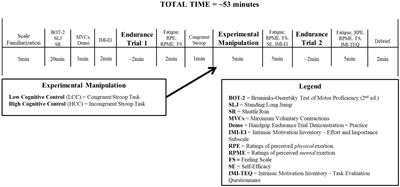 Effects of Cognitive Control Exertion and Motor Coordination on Task Self-Efficacy and Muscular Endurance Performance in Children